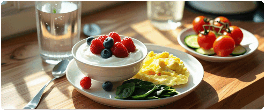 mounjaro meal ideas yoghurt and eggs