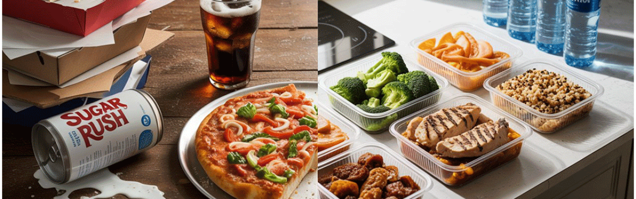 mounjaro meal ideas junk food vs healthy food